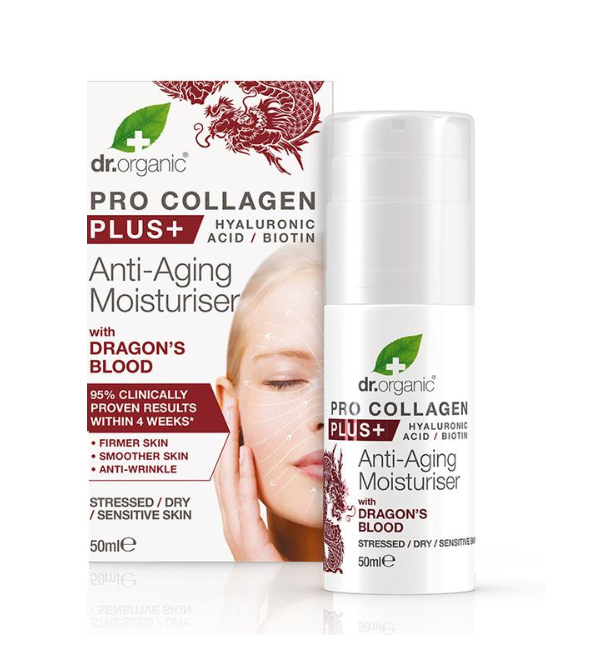 Dr Organic Pro Collagen Anti-Ageing moisturiser with Dragons Blood 50ml